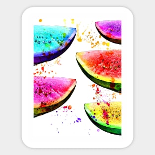 Melons Splash Sticker